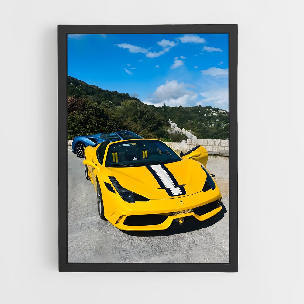 Poster speciale aperta – affiche Ferrari (vue 2)